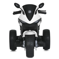 Детский мотоцикл на аккумуляторе M 4454ELR-1 белый пульт управления фото 11