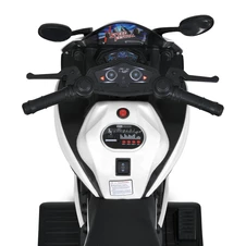 Детский мотоцикл на аккумуляторе M 4454ELR-1 белый пульт управления фото 66