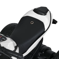 Детский мотоцикл на аккумуляторе M 4454ELR-1 белый пульт управления фото 77