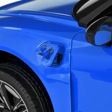 Детский электромобиль M 4938EBLR-4 Audi синий мягкое сиденье фото 13