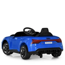 Детский электромобиль M 4938EBLR-4 Audi синий мягкое сиденье фото 33