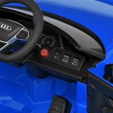 Детский электромобиль M 4938EBLR-4 Audi синий мягкое сиденье фото 77