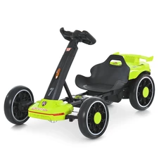 Детский электрокарт M 6145(A)EBR-5 зеленый с пультом и подсветкой фото 11