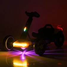 Детский электрокарт M 6145(A)EBR-5 зеленый с пультом и подсветкой фото 44