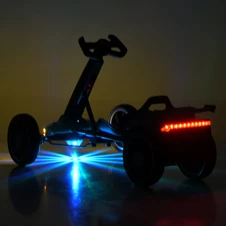 Детский электрокарт M 6145(A)EBR-5 зеленый с пультом и подсветкой фото 55