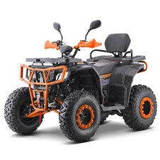 Бензиновый квадроцикл AT200L-2-7 черно-оранжевый с двигателем 200 куб.
