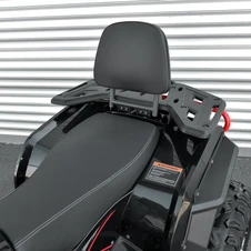 Двухместный бензиновый квадроцикл AFB200L-2-3 черно-красный с двигателем 180 кубов фото 14