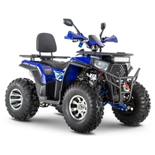 Квадроцикл AFB200-4 бензиновый синий с двигателем 180 кубов
