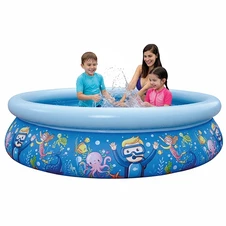 Детский надувной бассейн Avenli 17788 круглый 205 х 47 см фото 11