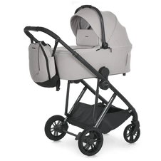 Универсальная коляска 2 в 1 El Camino Coil ME 1190 Silver Milk молочная люлька + блок