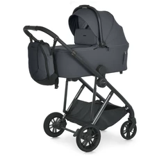 Универсальная коляска 2 в 1 El Camino Coil ME 1190 Vulcan Gray темно-серая люлька + блок
