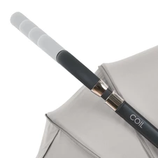 Универсальная коляска 2 в 1 El Camino Coil ME 1190 Vulcan Gray темно-серая люлька + блок фото 32