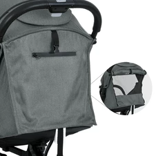 Прогулочная коляска Flash M 5727-1 Taupe Gray бежевая с чехлом на ножки фото 88