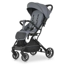Прогулочная коляска Flash M 5727-1 Night Owl серая с чехлом на ножки