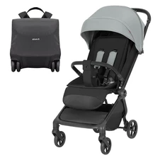 Прогулочная коляска Carrello Atom S CRL-5526 Titan Grey серая с сумкой для транспортировки