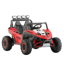 Двухместный детский электромобиль багги M 6373EBLR-3(24V) красный с 2 моторами по 200 Вт фото 11