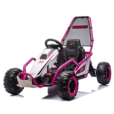 Детский электрокарт M 6374EL-8(24V) розовый с EVA колесами купить