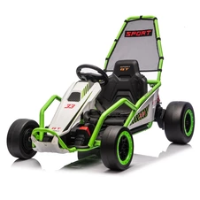 Детский электрокарт M 6374EL-5(24V) зеленый с EVA колесами купить