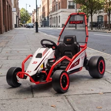 Детский электрокарт M 6374EL-3(24V) красный с EVA колесами