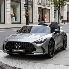 Детский электромобиль M 6315EBLRS-11(24V) серый двухместный Mercedes