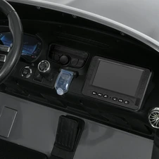 Двухместный электромобиль M 6313(MP4)EBLRS-11(24V) Mercedes серый в автопокраске с MP4 фото 16