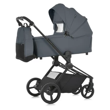 Универсальная коляска El Camino Persona ME 1091-2 Granite Gray серая с люлькой и прогулочным блоком