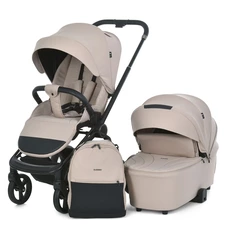 Универсальная коляска El Camino Persona ME 1091-2 Granite Gray серая с люлькой и прогулочным блоком фото 11