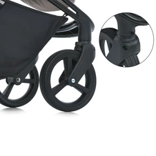 Универсальная коляска El Camino Persona ME 1091-2 Granite Gray серая с люлькой и прогулочным блоком фото 88