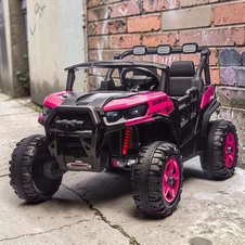 Детский электромобиль M 6368EBLR-8(24V) двухместный багги розовый