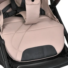 Прогулочная коляска El Camino Amber ME 1227 Nougat Beige бежевая с чехлом фото 99