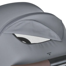 Прогулочная коляска El Camino Amber ME 1227 Owl Gray светло-серая с чехлом фото 13