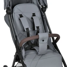 Прогулочная коляска El Camino Amber ME 1227 Owl Gray светло-серая с чехлом фото 57