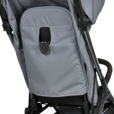 Прогулочная коляска El Camino Amber ME 1227 Owl Gray светло-серая с чехлом фото 88