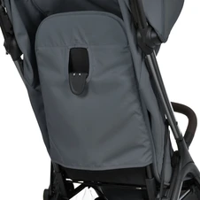 Прогулочная коляска El Camino Amber ME 1227 Magnet Gray темно-серая с чехлом фото 13