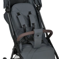 Прогулочная коляска El Camino Amber ME 1227 Magnet Gray темно-серая с чехлом фото 88
