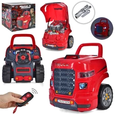 Детский автотренажер 008-978 кабина на колесах с музыкой и светом