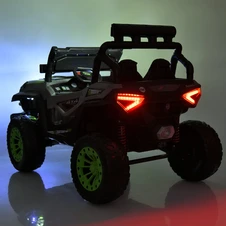 Детский электромобиль джип M 6350EBLR-11(24V) серый с двухместным сиденьем фото 57