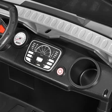 Детский электромобиль джип M 6350EBLR-11(24V) серый с двухместным сиденьем фото 25
