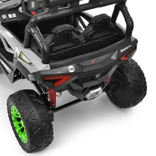 Детский электромобиль джип M 6350EBLR-11(24V) серый с двухместным сиденьем фото 20