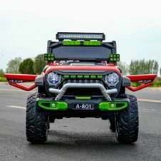 Детский электромобиль джип M 6350EBLR-1(24V) белый с двухместным сиденьем фото 11