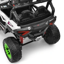 Детский электромобиль джип M 6350EBLR-1(24V) белый с двухместным сиденьем фото 20