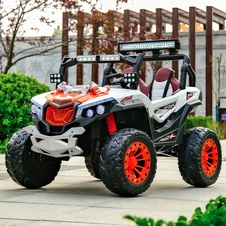 Детский электромобиль багги M 6349EBLR-7(24V) оранжевый с двухместным сиденьем