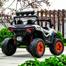 Детский электромобиль багги M 6349EBLR-7(24V) оранжевый с двухместным сиденьем фото 44