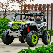 Детский электромобиль багги M 6349EBLR-5(24V) зеленый с двухместным сиденьем