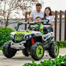 Детский электромобиль багги M 6349EBLR-5(24V) зеленый с двухместным сиденьем фото 11