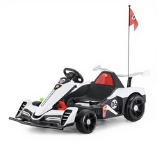 Детский электрокарт M 6147EBLR-1 (24V) белый два двигателя по 150 Вт