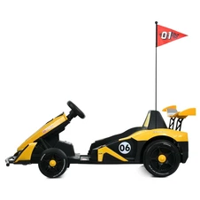 Детский электрокарт M 6147EBLR-1 (24V) белый два двигателя по 150 Вт фото 11