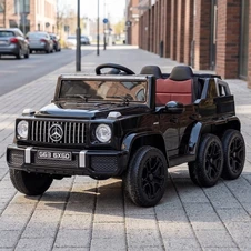 Детский электромобиль Mercedes M 6344EBLRS-2 черный шесть моторов