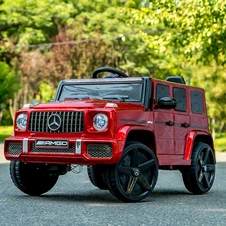 Детский электромобиль M 6343EBLRS-3 Mercedes красный с четырьмя моторами