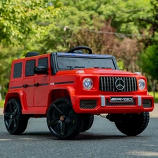 Детский электромобиль M 6343EBLRS-3 Mercedes красный с четырьмя моторами фото 11